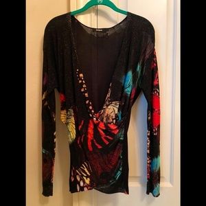 Elegant Desigual Top in Size Small